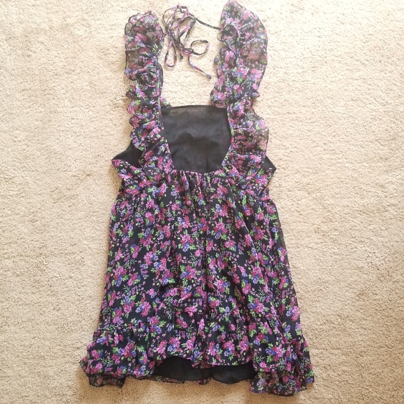 🍒NWT🍒 ZARA FLORAL PRINT MINI DRESS - Picture 6 of 7